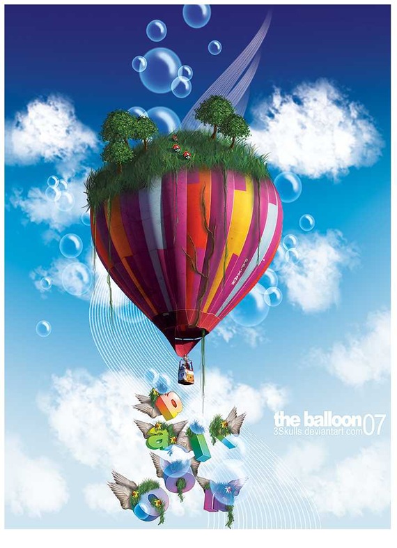 The_Balloon_by_3Skulls.png (PNG-Grafik, 700x950 Pixel)