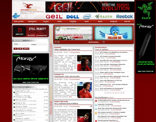 News- 05.08.2009 - mousesports - deutsch