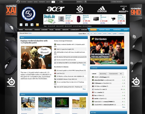 SK Gaming - Esports, Professional Gaming, Counter-Strike, Warcraft III, World of Warcraft, FIFA, DotA, Starcraft, Quake, Console