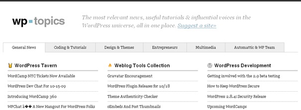 WP Topics  The Best WordPress News and Tutorials, All in One Place