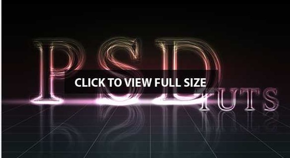 Create a Layered Glowing Text Effect - PSDTUTS