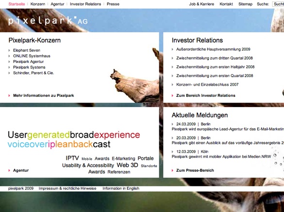 Pixelpark - Website der Pixelpark AG (20090425).jpg